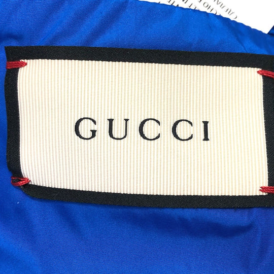 GUCCI setup 451777 Nylon blue Bengal Tiger Nylon mens 44 48 Used Authentic