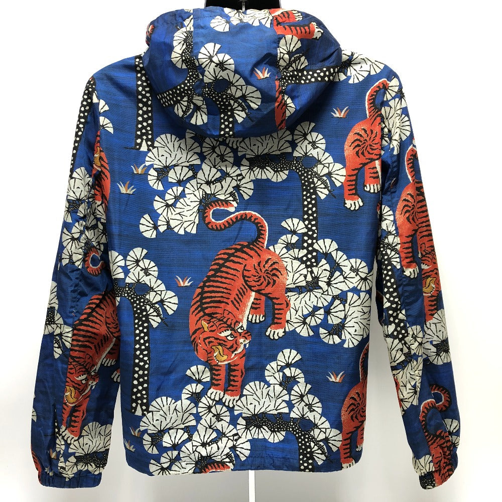 GUCCI setup 451777 Nylon blue Bengal Tiger Nylon mens 44 48 Used Authentic