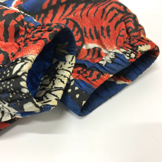GUCCI setup 451777 Nylon blue Bengal Tiger Nylon mens 44 48 Used Authentic