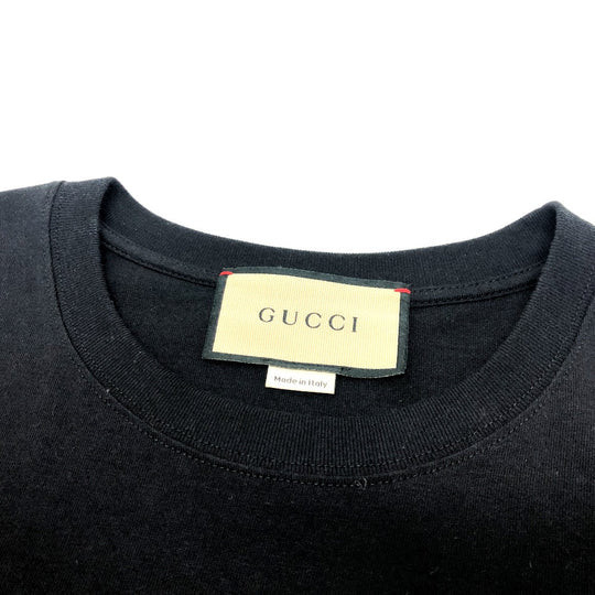 GUCCI Short sleeve T-shirt cotton black Heart dot XS