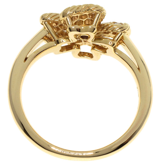 NINA RICCI Ring 18K Yellow Gold gold Sapphire diamond