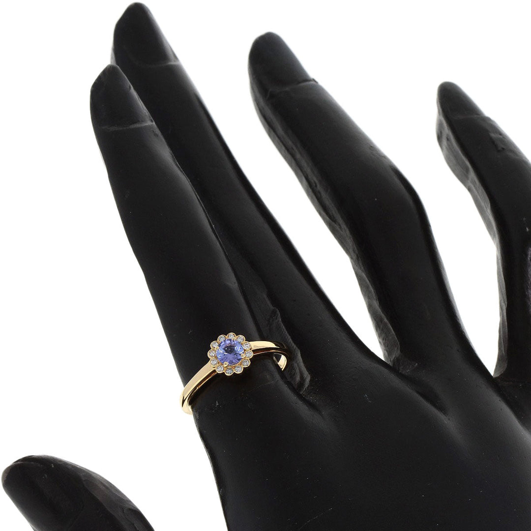 VANDOME Ring 18K Yellow Gold gold Tanzanite Diamond Women Used Authentic