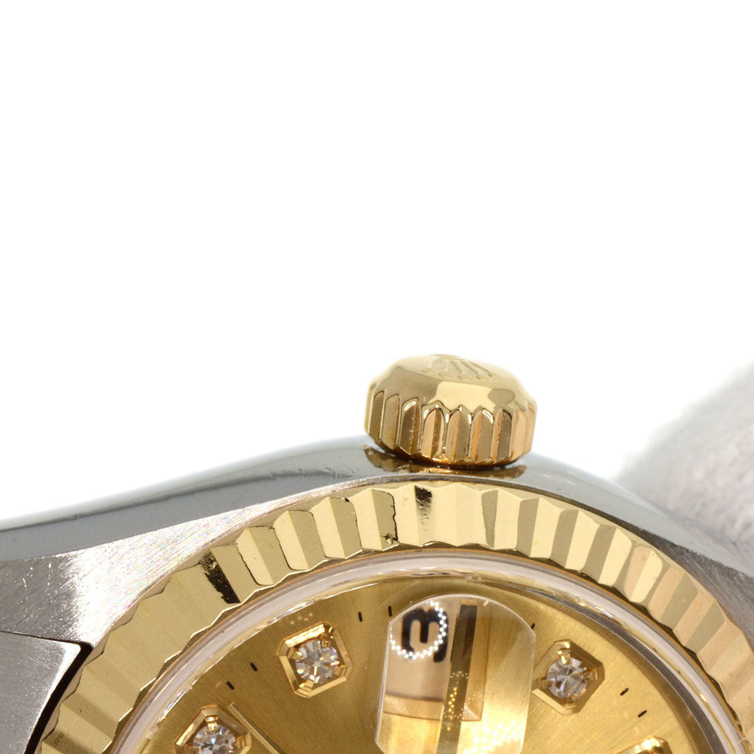 ROLEX Watches Mechanical Automatic 79173G Stainless Steel , SSxK18YG gold Datejust Champagne Gold dial Women Used Authentic