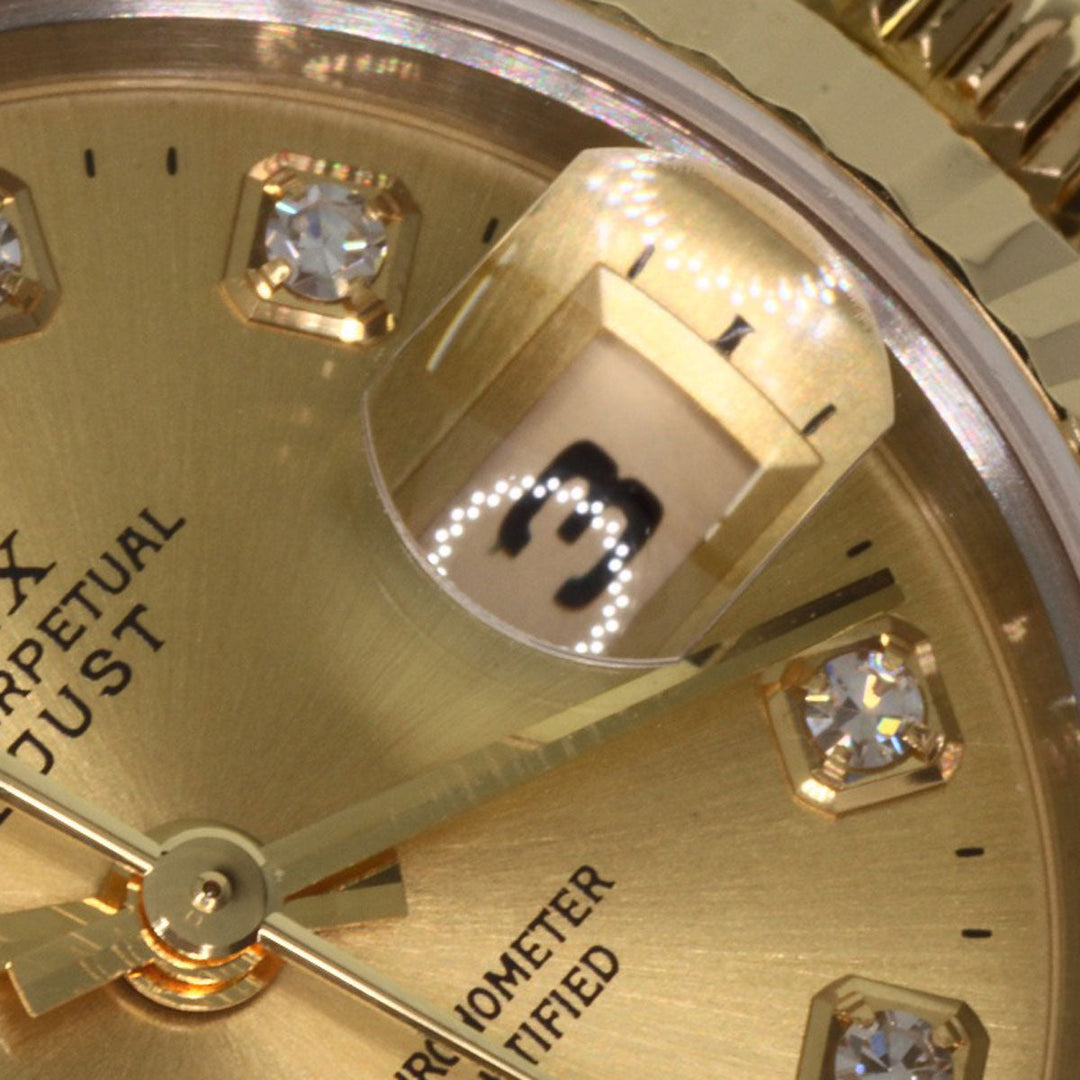 ROLEX Watches Mechanical Automatic 79173G Stainless Steel , SSxK18YG gold Datejust Champagne Gold dial Women Used Authentic