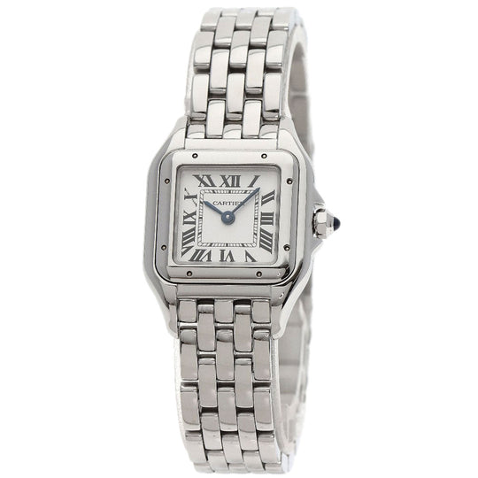 CARTIER Watches Quartz WSPN0006 Stainless Steel , Stainless Steel Silver PANTHERESM Silver dial Women Used Authentic