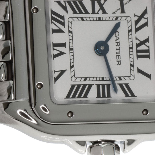 CARTIER Watches Quartz WSPN0006 Stainless Steel , Stainless Steel Silver PANTHERESM Silver dial Women Used Authentic
