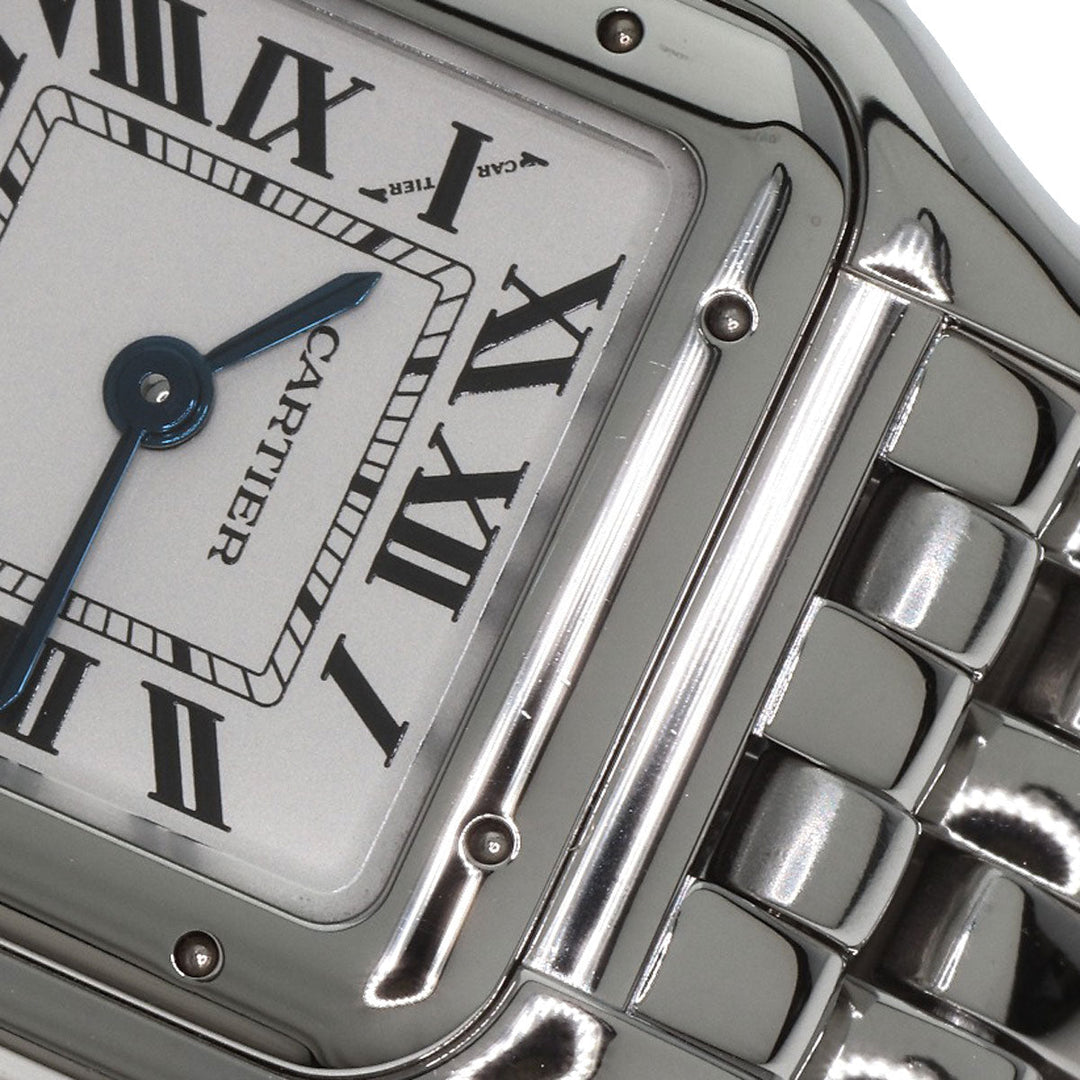 CARTIER Watches Quartz WSPN0006 Stainless Steel , Stainless Steel Silver PANTHERESM Silver dial Women Used Authentic