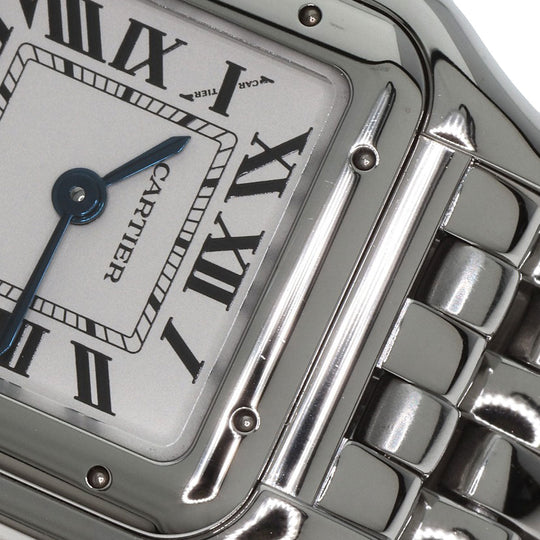 CARTIER Watches Quartz WSPN0006 Stainless Steel , Stainless Steel Silver PANTHERESM Silver dial Women Used Authentic