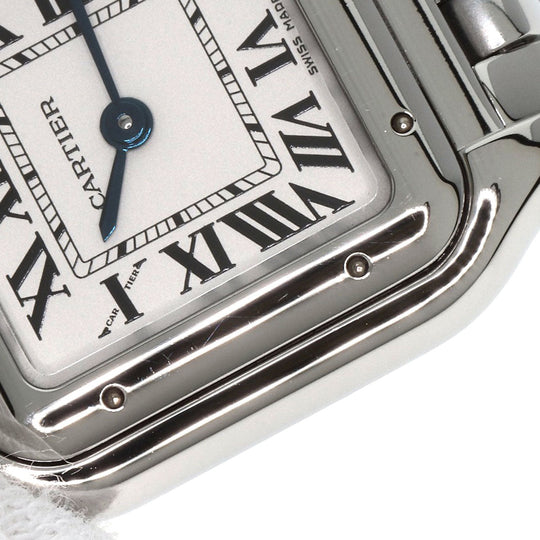 CARTIER Watches Quartz WSPN0006 Stainless Steel , Stainless Steel Silver PANTHERESM Silver dial Women Used Authentic