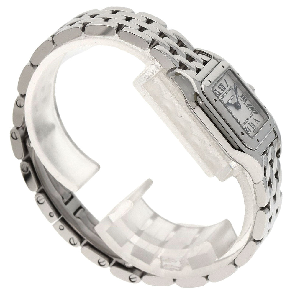 CARTIER Watches Quartz WSPN0006 Stainless Steel , Stainless Steel Silver PANTHERESM Silver dial Women Used Authentic