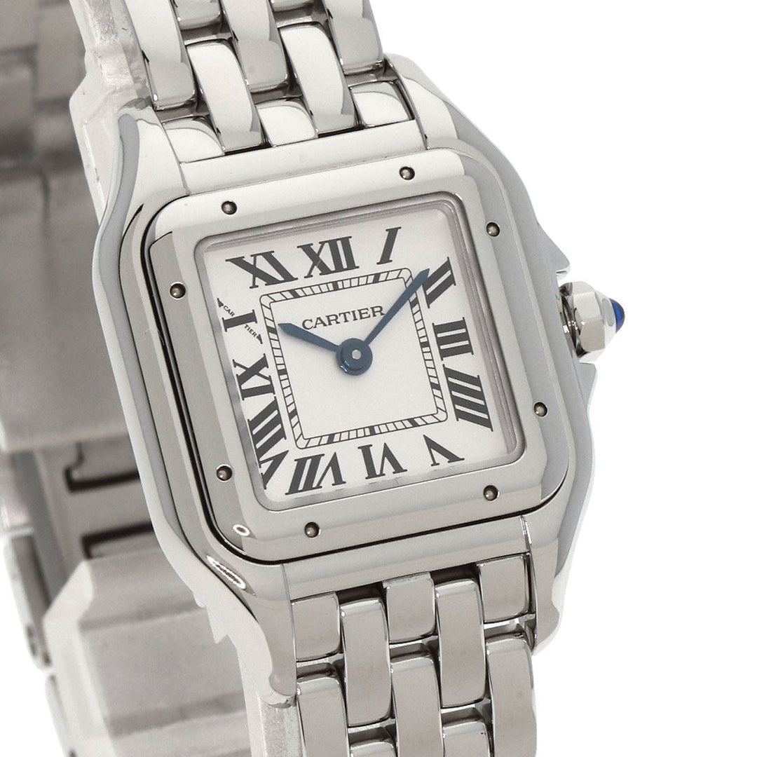CARTIER Watches Quartz WSPN0006 Stainless Steel , Stainless Steel Silver PANTHERESM Silver dial Women Used Authentic