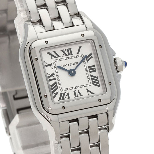 CARTIER Watches Quartz WSPN0006 Stainless Steel , Stainless Steel Silver PANTHERESM Silver dial Women Used Authentic