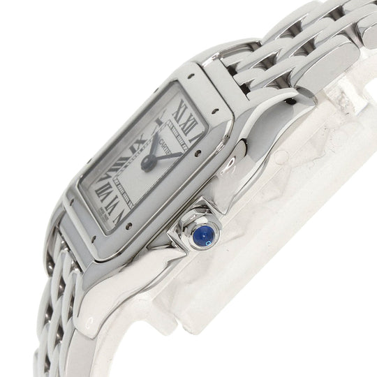 CARTIER Watches Quartz WSPN0006 Stainless Steel , Stainless Steel Silver PANTHERESM Silver dial Women Used Authentic