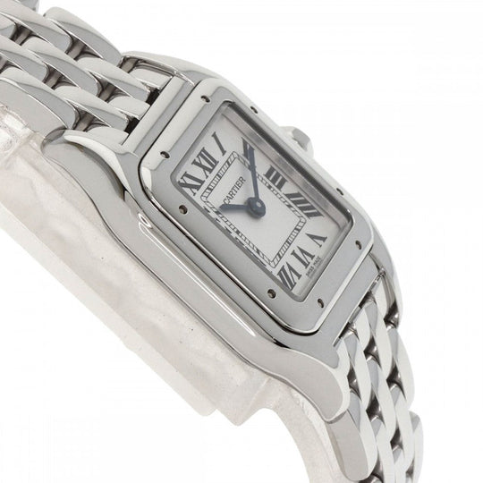 CARTIER Watches Quartz WSPN0006 Stainless Steel , Stainless Steel Silver PANTHERESM Silver dial Women Used Authentic