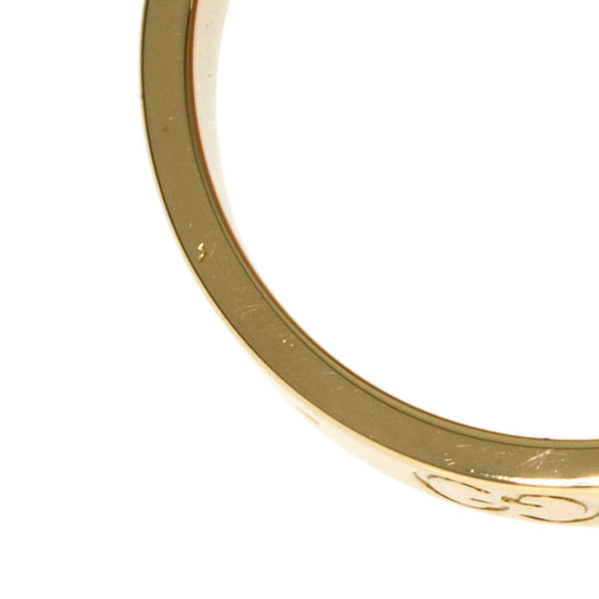GUCCI Ring 18K Yellow Gold gold Icon # 9 Women Used Authentic