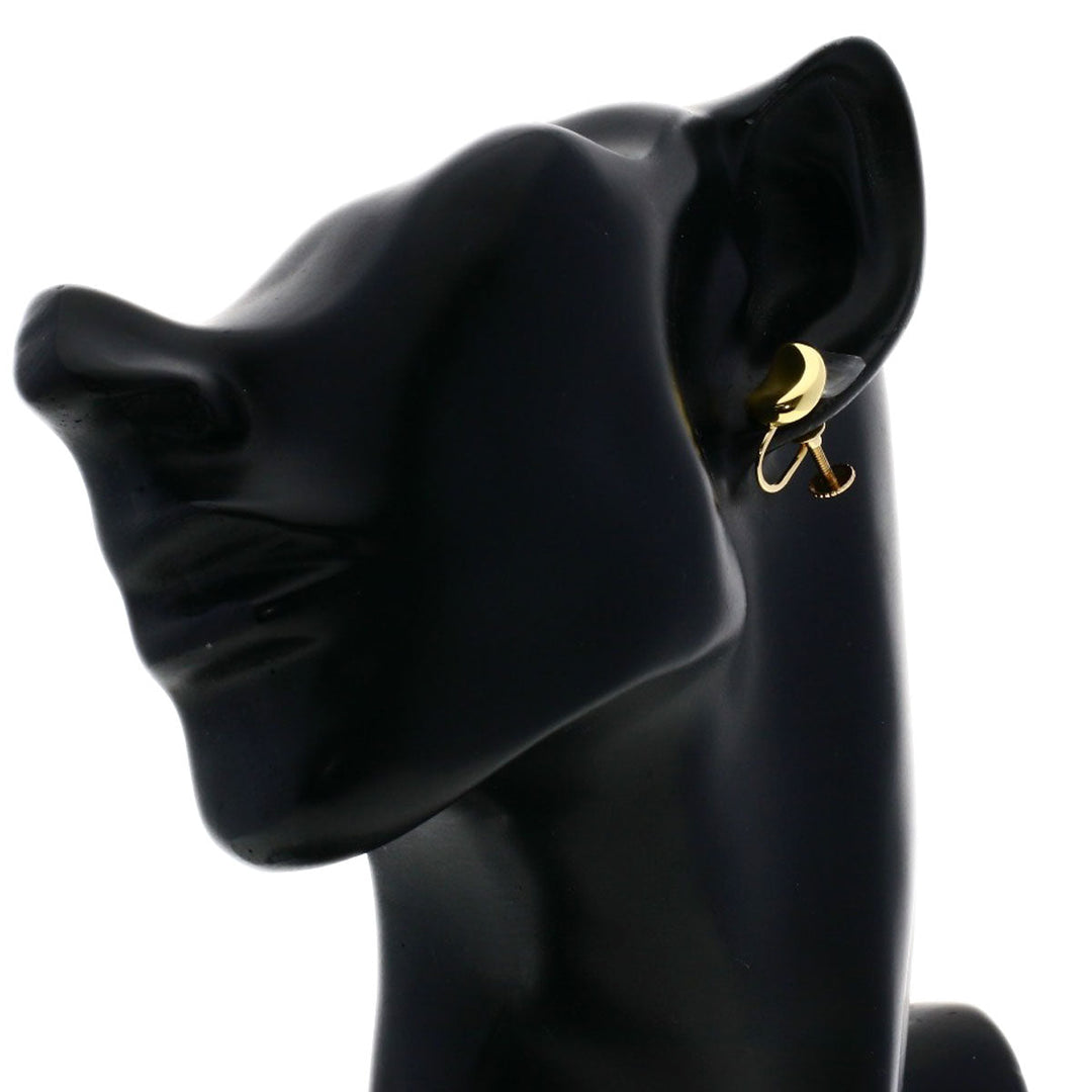 TIFFANY&Co. Earring K18YG , K14YG gold Bean Women Used Authentic