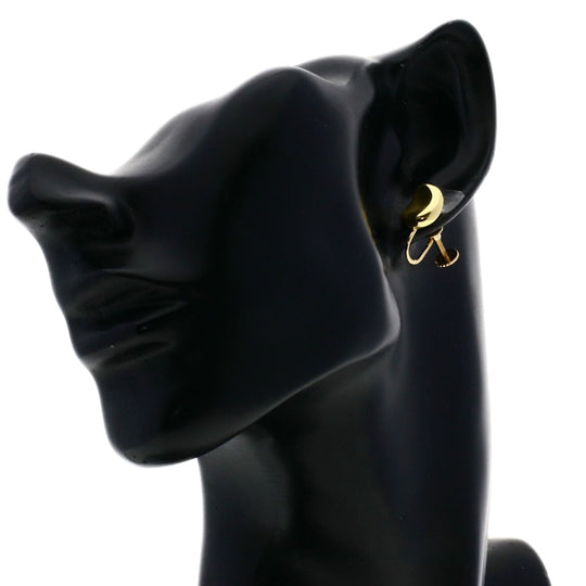 TIFFANY&Co. Earring K18YG , K14YG gold Bean Women Used Authentic