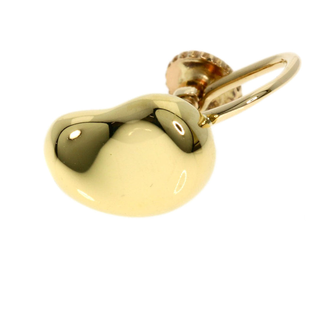 TIFFANY&Co. Earring K18YG , K14YG gold Bean Women Used Authentic
