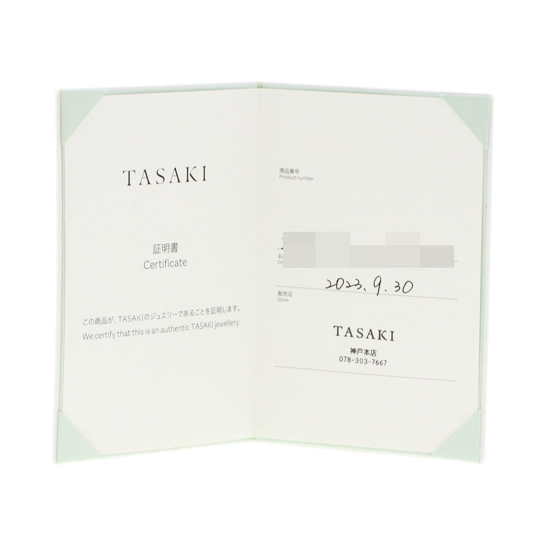 TASAKI Earring 18K Yellow Gold gold Single ear cuff Akoya pearl Danger Claw Women Used Authentic
