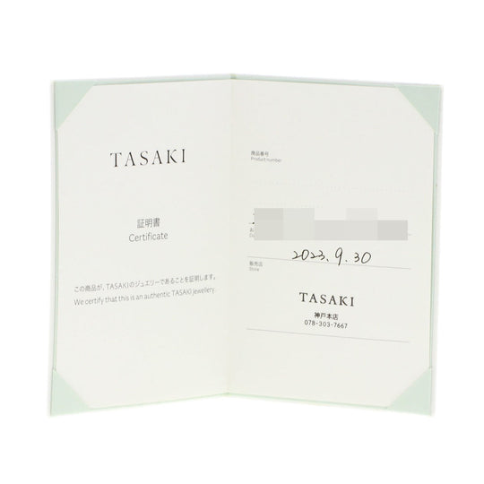 TASAKI Earring 18K Yellow Gold gold Single ear cuff Akoya pearl Danger Claw Women Used Authentic