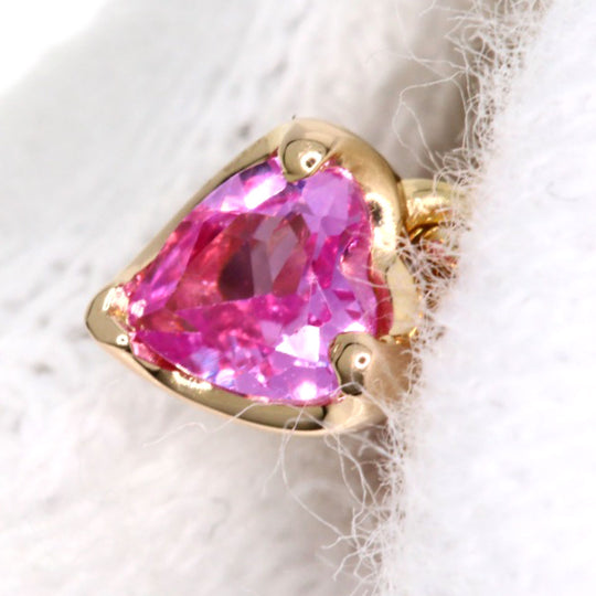 4℃ Necklace 18K Pink Gold gold Pink sapphire diamond