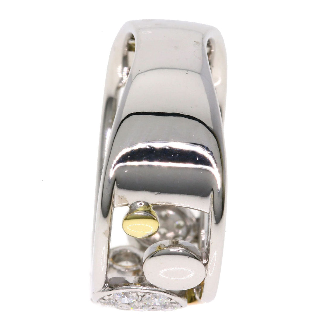 TASAKI Ring K18WG , K18PG , K18WG Silver diamond Women Used Authentic