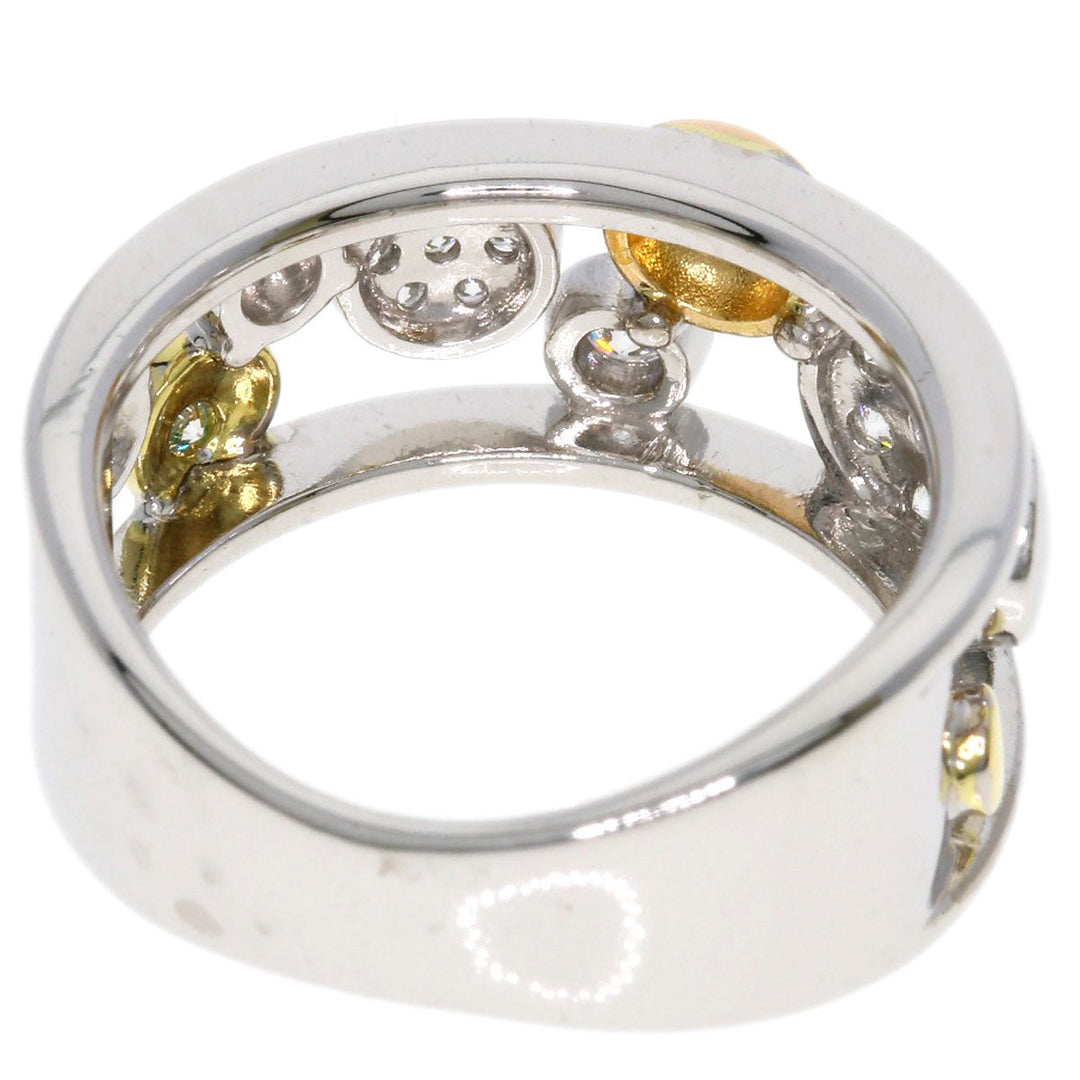 TASAKI Ring K18WG , K18PG , K18WG Silver diamond Women Used Authentic