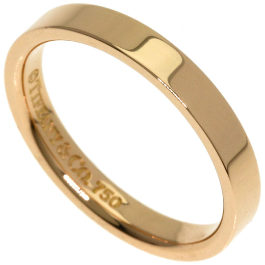 TIFFANY&Co. Ring 18K Pink Gold gold Flat band Women Used Authentic