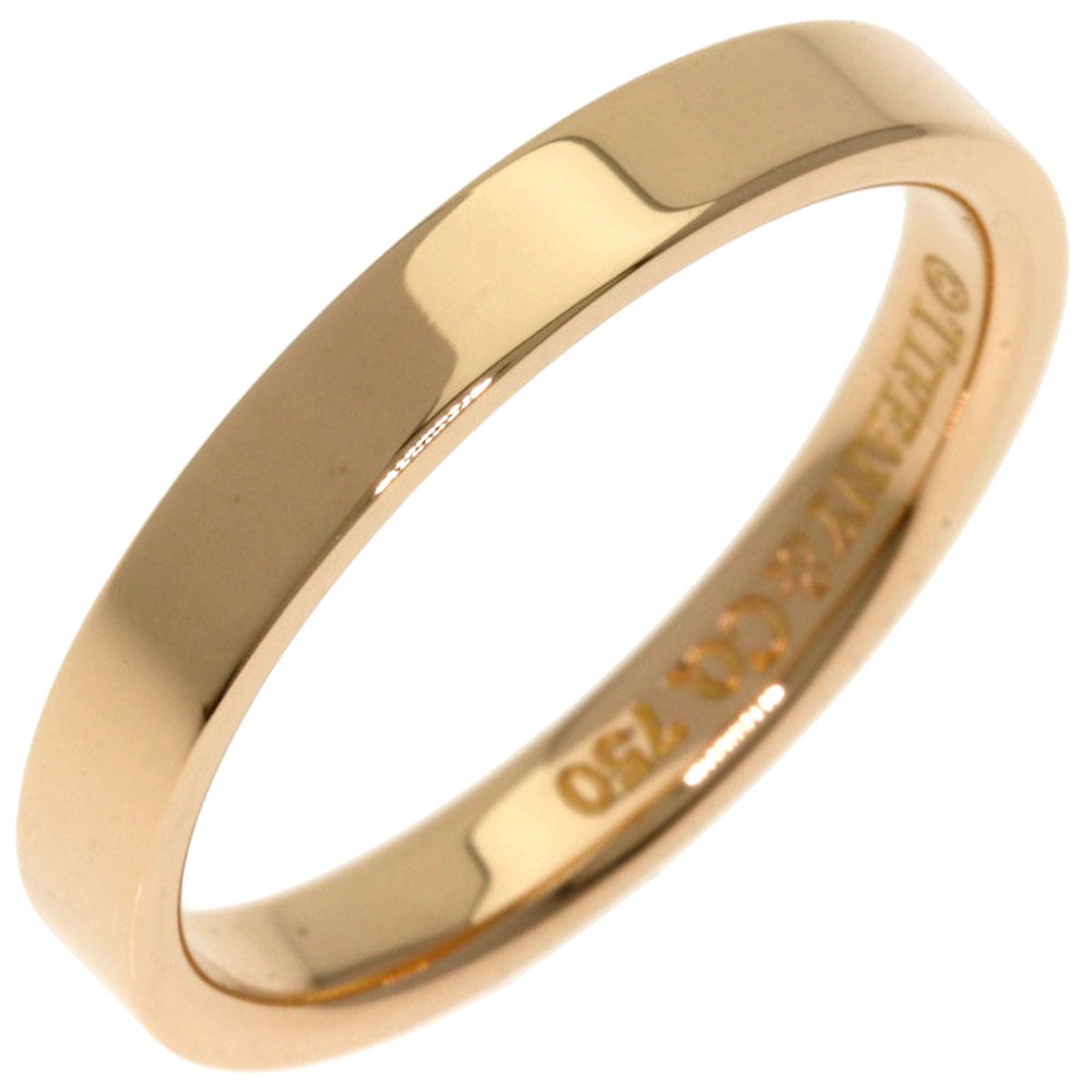 TIFFANY&Co. Ring 18K Pink Gold gold Flat band Women Used Authentic