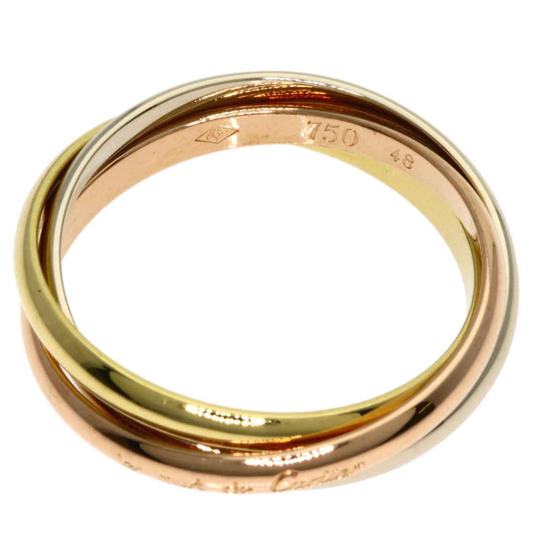 CARTIER Ring 18K Yellow Gold gold Trinity #48