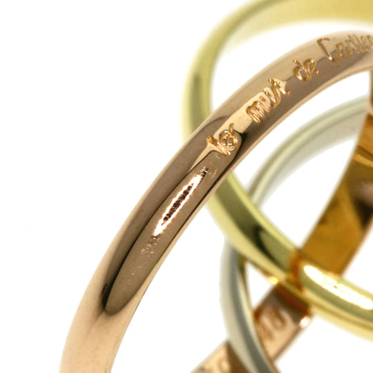 CARTIER Ring 18K Yellow Gold gold Trinity #48