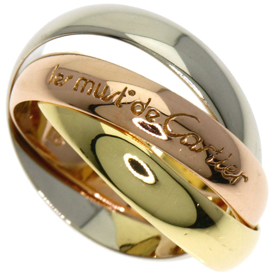 CARTIER Ring 18K Yellow Gold gold Trinity #43