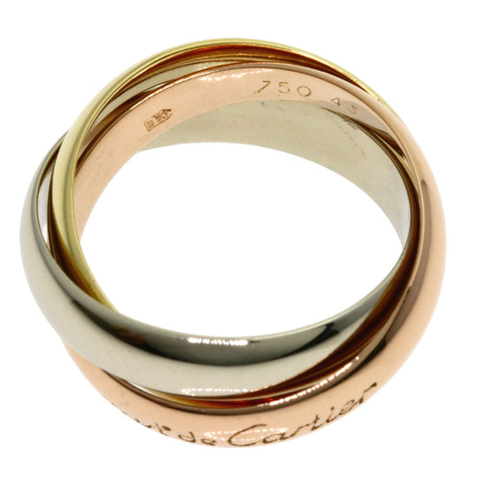 CARTIER Ring 18K Yellow Gold gold Trinity #43