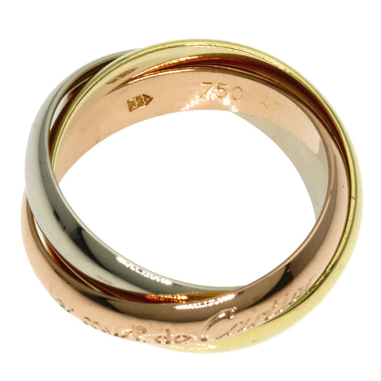 CARTIER Ring 18K Yellow Gold gold Trinity #47