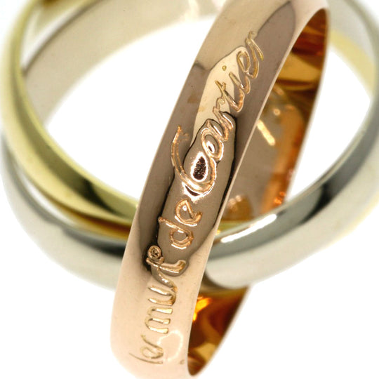 CARTIER Ring 18K Yellow Gold gold Trinity #47