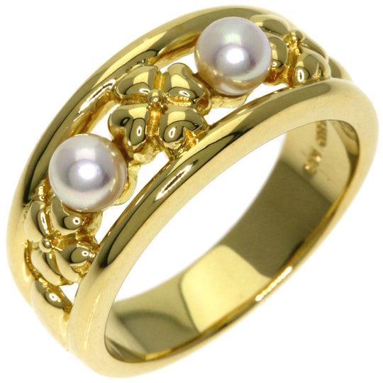 MIKIMOTO Ring 18K Yellow Gold gold Pearl Women Used Authentic