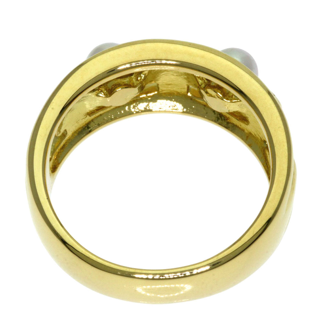 MIKIMOTO Ring 18K Yellow Gold gold Pearl Women Used Authentic
