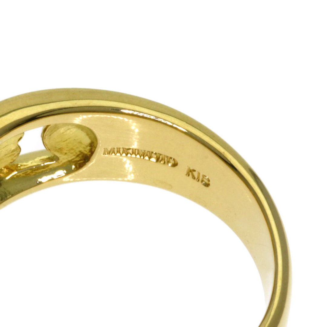 MIKIMOTO Ring 18K Yellow Gold gold Pearl Women Used Authentic