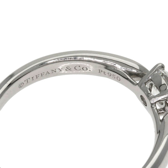 TIFFANY&Co. Ring PT950 Silver Harmony diamond Women Used Authentic