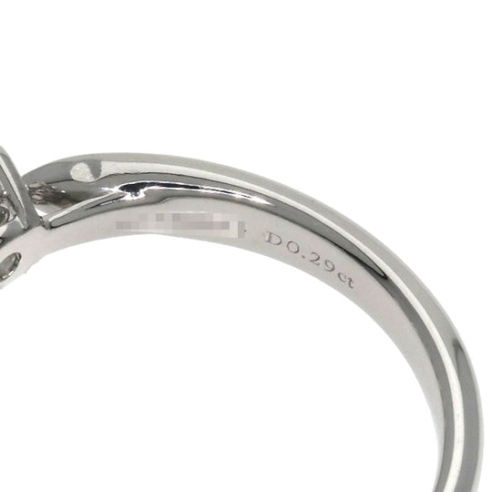 TIFFANY&Co. Ring PT950 Silver Harmony diamond Women Used Authentic