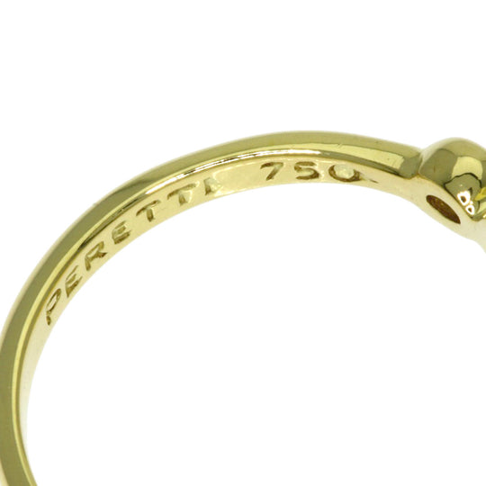 TIFFANY&Co. Ring 18K Yellow Gold gold Full Heart 2P Diamond Women Used Authentic