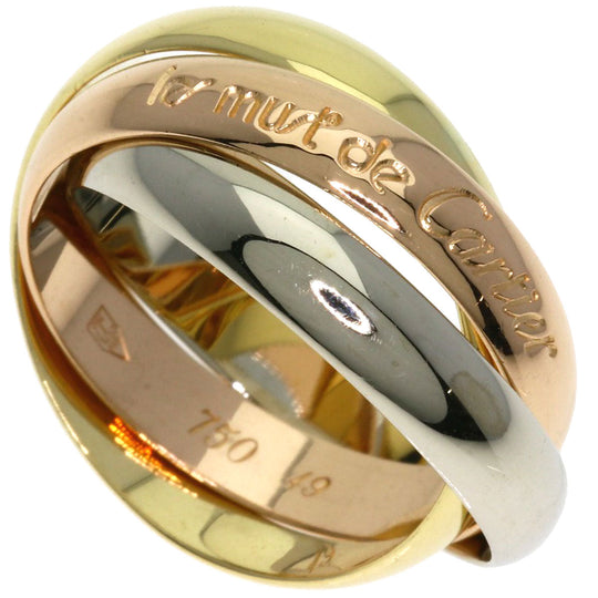 CARTIER Ring 18K Yellow Gold gold Trinity #49