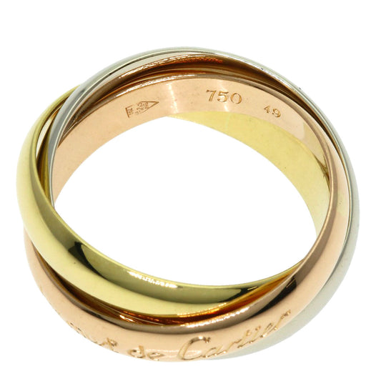CARTIER Ring 18K Yellow Gold gold Trinity #49