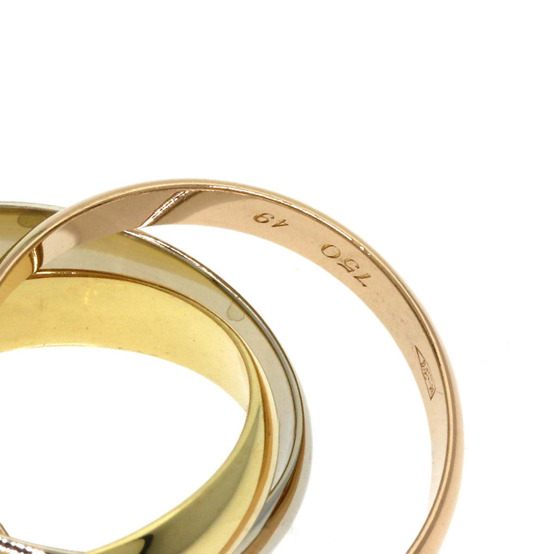 CARTIER Ring 18K Yellow Gold gold Trinity #49
