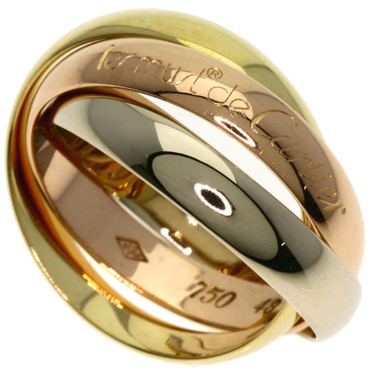 CARTIER Ring 18K Yellow Gold gold Trinity #48