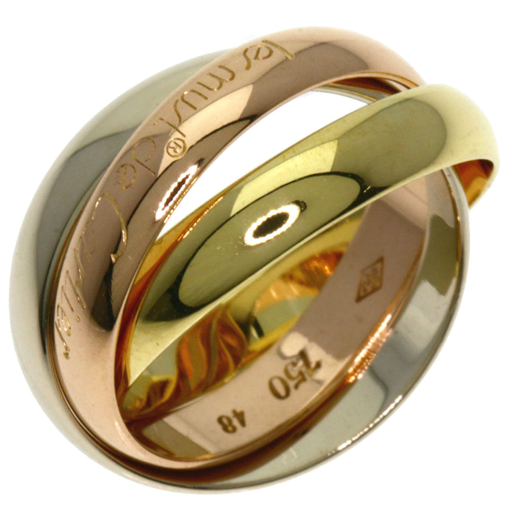 CARTIER Ring 18K Yellow Gold gold Trinity #48