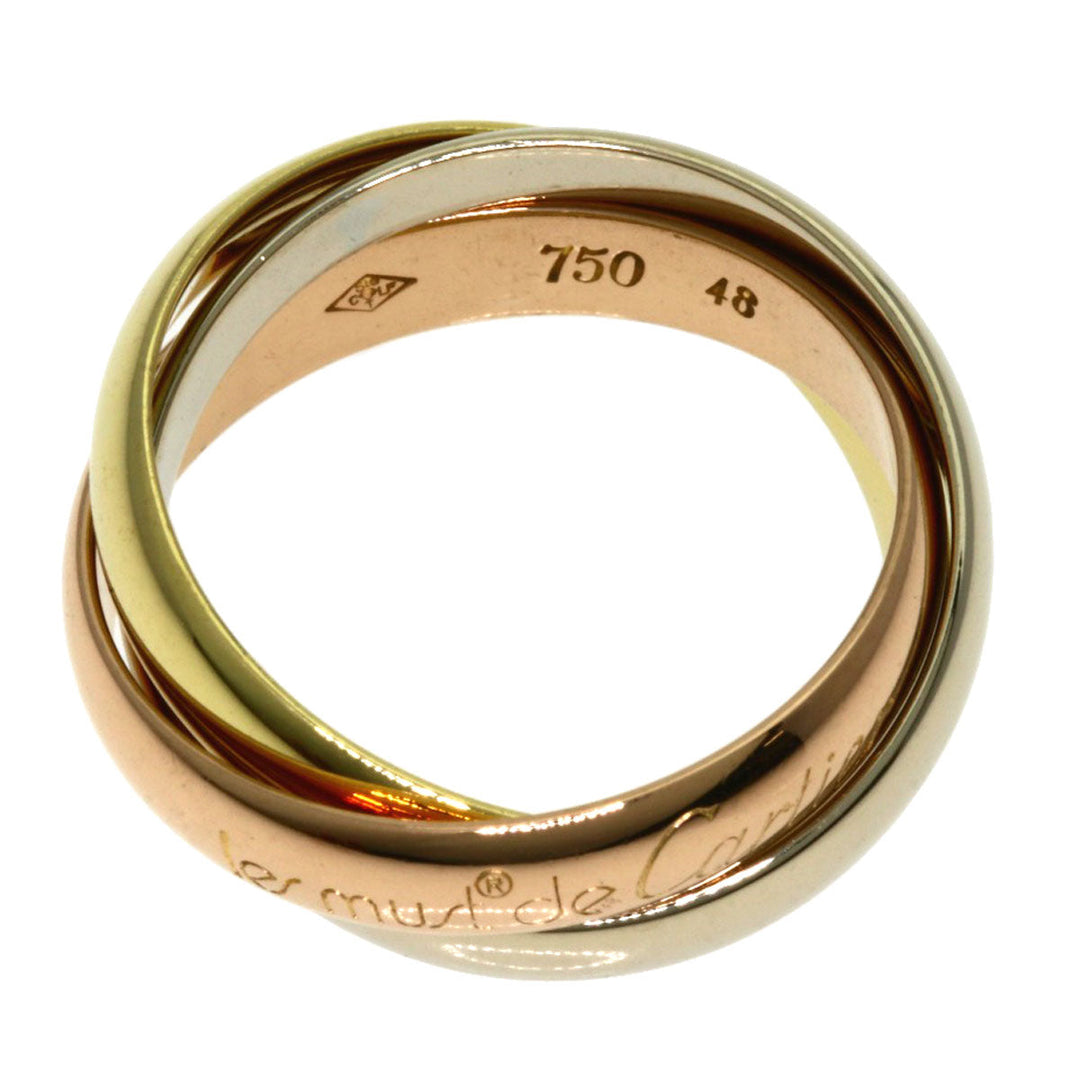 CARTIER Ring 18K Yellow Gold gold Trinity #48