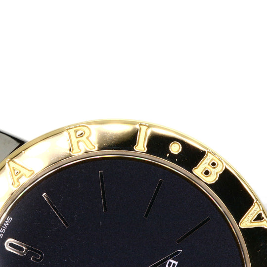 BVLGARI Watches Quartz BB33SGD Stainless Steel , SSxK18YG gold Bulgari Bulgari black dial mens Used Authentic