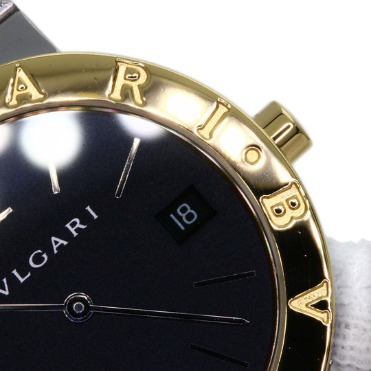 BVLGARI Watches Quartz BB33SGD Stainless Steel , SSxK18YG gold Bulgari Bulgari black dial mens Used Authentic