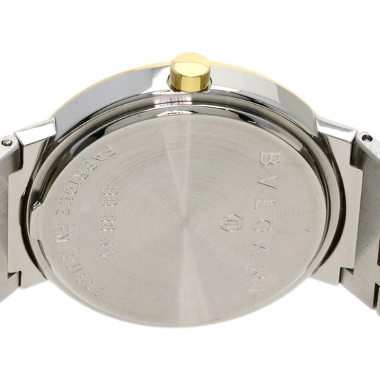 BVLGARI Watches Quartz BB33SGD Stainless Steel , SSxK18YG gold Bulgari Bulgari black dial mens Used Authentic